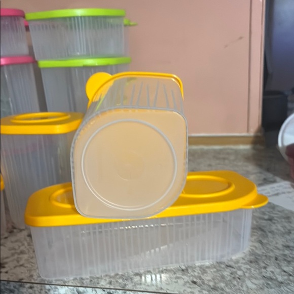 Colorful Stackable Kitchen Storage Containers - Picture 4 of 7